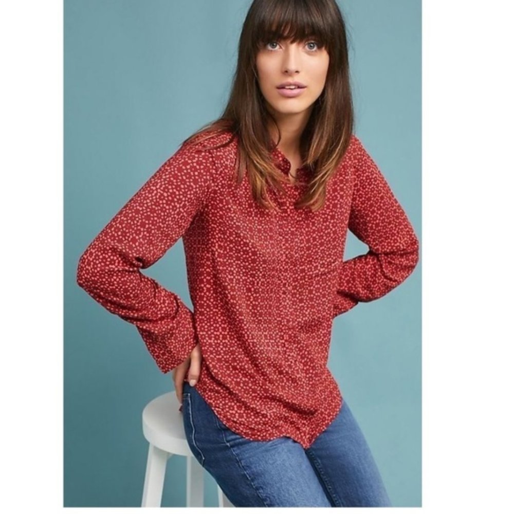 Anthropologie Sammie Printed Buttondown